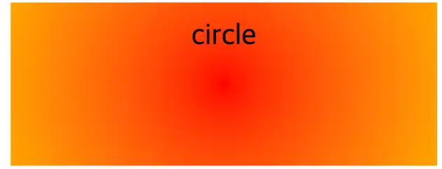 radial gradient circle